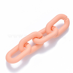 Anneaux de liaison en acrylique opaque peint à la bombe&nbsp;X-OACR-S036-006A-I04