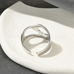 Offene Manschettenringe aus 304 Edelstahl für Unisex&nbsp;RJEW-Q003-03P