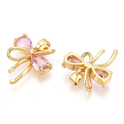 Colgante micropavé cubic zirconia de latón&nbsp;KK-N254-230G