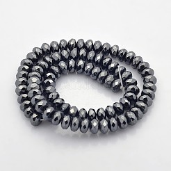 Electroplate non magnetici ematite sintetico fili di perline&nbsp;G-J208A-02