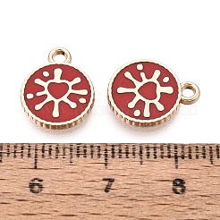 Emaille Anhänger Legierung&nbsp;ENAM-Q002-02G-05