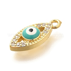 Colgante micropavé cubic zirconia de latón&nbsp;KK-U048-04G-02