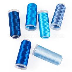 6 rouleau de fil de velours 6 couleurs&nbsp;AJEW-TA0002-70B