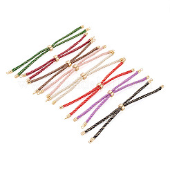 8 Stück geflochtene Polyesterkordel zum Herstellen eines runden Armbands&nbsp;MAK-TA0001-39A