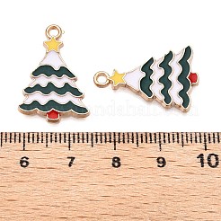 Natale in lega tema ciondoli smaltati&nbsp;ENAM-T020-10I