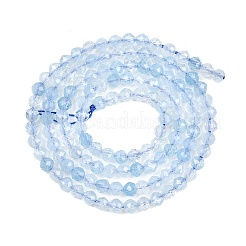 Natürliche Aquamarin Perlen Stränge&nbsp;G-RM250101-B31