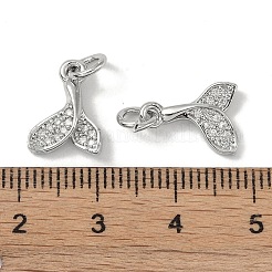 Messing micro pave klare zirkonia anhänger&nbsp;KK-S367-11B