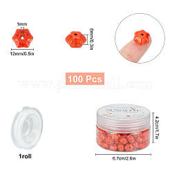 Kit fai da te per realizzare braccialetti elastici con perline di zucca&nbsp;DIY-SC0014-66