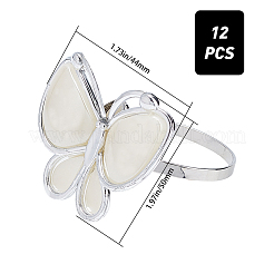 Serviettenringe aus Eisen&nbsp;AJEW-GF0002-82