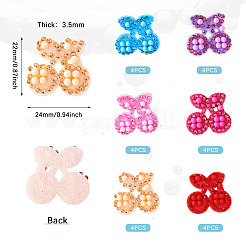 24 Stück 6 Farben Kirsch-Strass-Patches&nbsp;PATC-TA0001-06