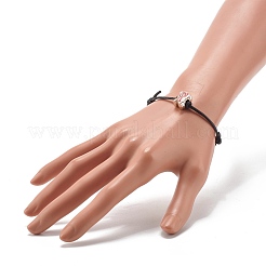 Bracciale con cordino regolabile perline smaltate acriliche dinosauro per ragazze adolescenti&nbsp;BJEW-JB07048