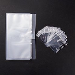 Transparente Aufbewahrungsbücher für Schmuckorganisatoren&nbsp;AJEW-K033-01