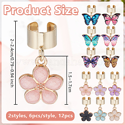 12 pendentif stéthoscope en alliage émaillé&nbsp;HJEW-OC00214