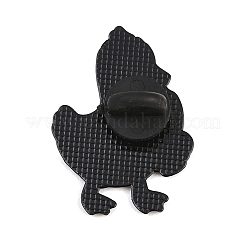 Pins en émail « Je t’aime » canard avec rose pour la Saint-Valentin&nbsp;JEWB-B041-01C