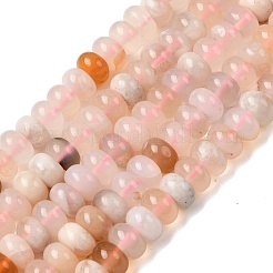 Chapelets de perles en agate naturelle de fleurs de cerisier&nbsp;G-A280-A19-02