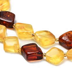 Perles d'ambre naturel brins&nbsp;G-Z106-D01