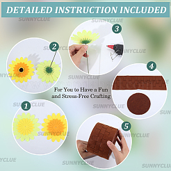 1 confezione di materiale in tessuto non tessuto&nbsp;DIY-SC0032-33D