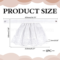 Colletto finto in pizzo di poliestere&nbsp;AJEW-WH0481-132