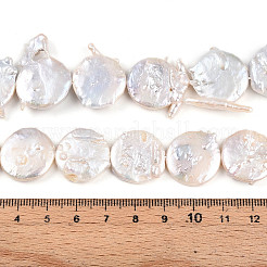 Natürliche Barock Keshi Perlen Stränge&nbsp;PEAR-S018-06F-01