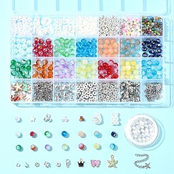 DIY-Schmuckherstellungssets aus Emaille-Legierung&nbsp;DIY-FS0007-50