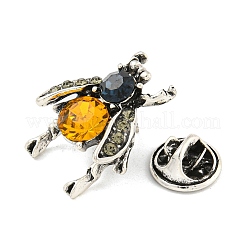 Legierung Topas Strass Brosche&nbsp;JEWB-U006-13AS