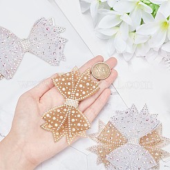 4 Stück Schuhschnallenclips aus Polyester in 2 Stilen&nbsp;HJEW-HY00077