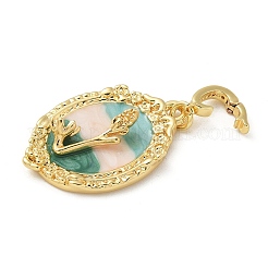 Pendentifs en laiton&nbsp;KK-R210-07G-01