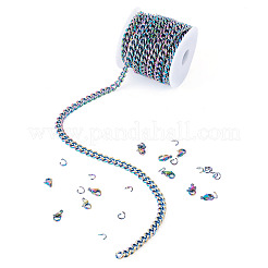 Cadenas de bordillo de acero inoxidable de 5 m&nbsp;DIY-TA0016-13