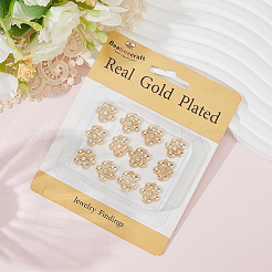 12pcs pendentifs en laiton micro pavé de zircone cubique&nbsp;KK-BBC0022-84