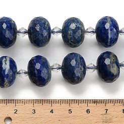 Natürlicher Lapislazuli Perlenstränge&nbsp;G-L642-I04-18x13mm