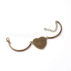 Legierung armband machen&nbsp;FIND-WH0076-06