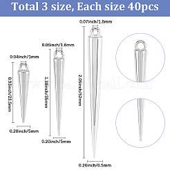 120 pièces 3 styles pendentifs en plastique&nbsp;KY-SC0002-64