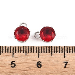 Pendentifs en acier inoxydable 304 micro pavés de zircones cubiques&nbsp;STAS-H240-57P-03