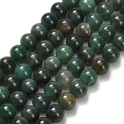 Natürliche afrikanische Jade Perlen Stränge&nbsp;G-F820-K02-6mm