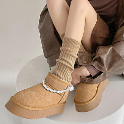 2 Stück Schneestiefel-Dekoration aus Kunststoffperlen&nbsp;FIND-GF0009-08B