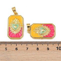 Pendentifs d'émail en laiton &nbsp;X-KK-L190-008G-03