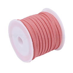 3x1.5 mm faux plat daim cordon&nbsp;X-LW-R003-20