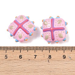 Perles de verre imitation jade&nbsp;GLAA-L051-03C