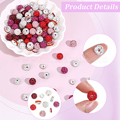 Kits de fabrication de bracelets de perles à faire soi-même pour la Saint-Valentin&nbsp;DIY-PA0001-80B