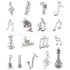 68 pièces 17 styles pendentifs en alliage de style tibétain&nbsp;FIND-TA0006-19