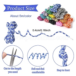 5 m 7 Innenkerne aus Polyester- und Spandex-Kordeln&nbsp;OCOR-YW0001-23A