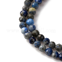 Chapelets de perles en lapis-lazuli naturel&nbsp;G-L629-B01-3mm-02