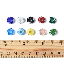 30pcs handgemachte Perlen des bösen Auges Bunte Malerei&nbsp;LAMP-FS0001-24
