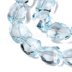 FilI di perline in vetro placcato&nbsp;LS-EGLA-N012-05D