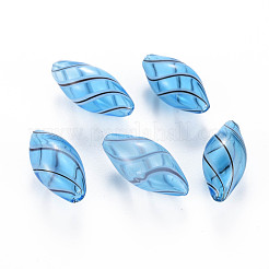 Transparente handgemachte mundgeblasene Glaskugelperlen&nbsp;X-GLAA-T012-09