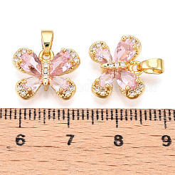 Ottone micro spianare fascino zirconi&nbsp;KK-N254-229G