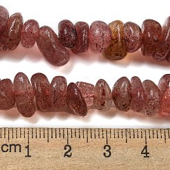 Natürlichen Erdbeere Quarzperlen Stränge&nbsp;G-G841-B14