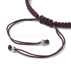Bracelets de perles tressées en cauris naturels pour femmes&nbsp;BJEW-JB11765-03