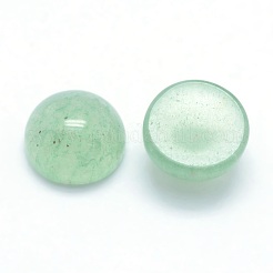 Cabochons d'aventurine vert naturel&nbsp;X-G-P393-R15-6mm