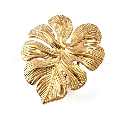 Anillos abiertos de acero inoxidable 304 para mujer&nbsp;SA-CBAF040-04G